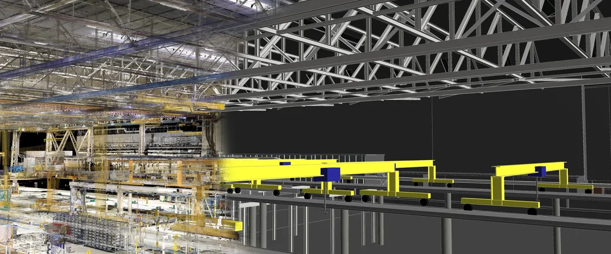 15 Airline Hangar Scan to BIM